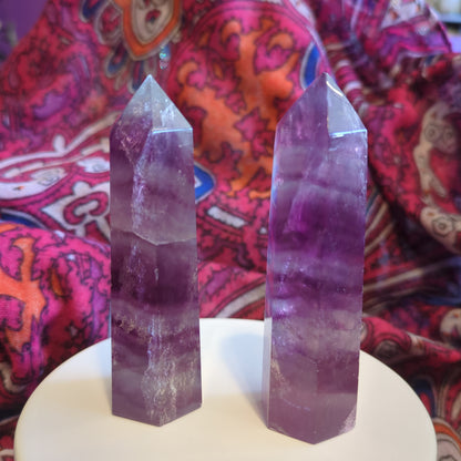 Watermelon Fluorite Towers