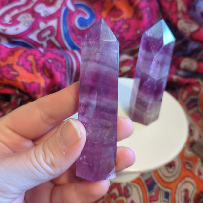 Watermelon Fluorite Towers