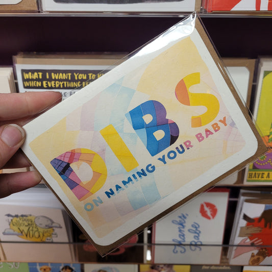 Dibs On Naming Your Baby Card