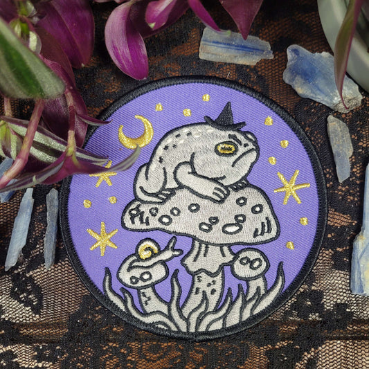 Grumpy Toad Witch Patch