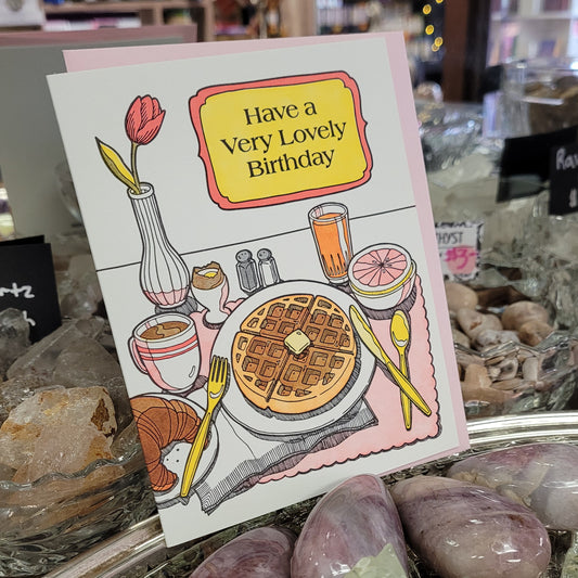 Lovely Breakfast Birthday Card