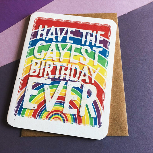 Gayest Birthday Ever Card