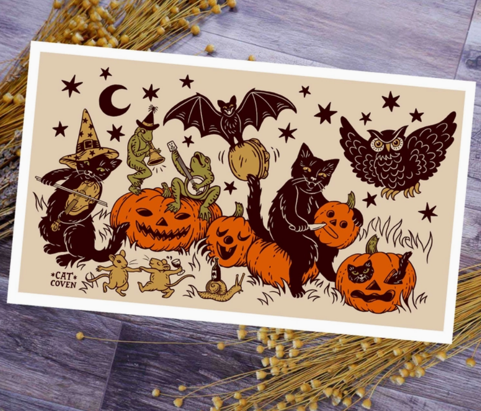 Halloween Jamboree Art Print