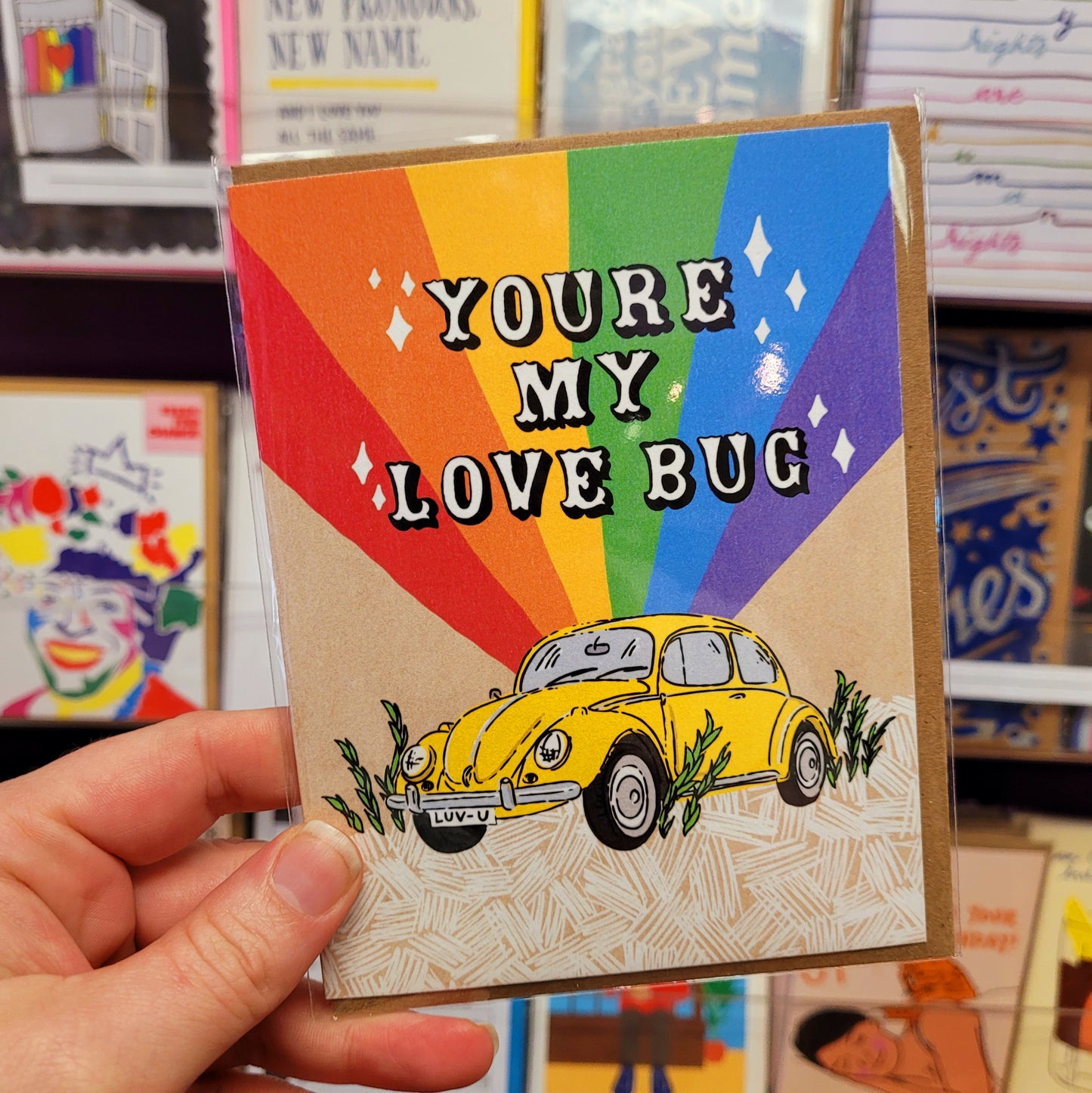 You're My Love Bug Card