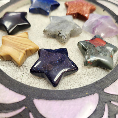 Mini Stars - Carved Crystals