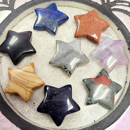 Mini Stars - Carved Crystals