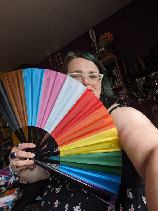 Pride Hand Fans - Extra Large