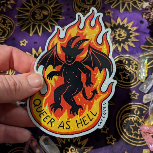 Queer As Hell Sticker