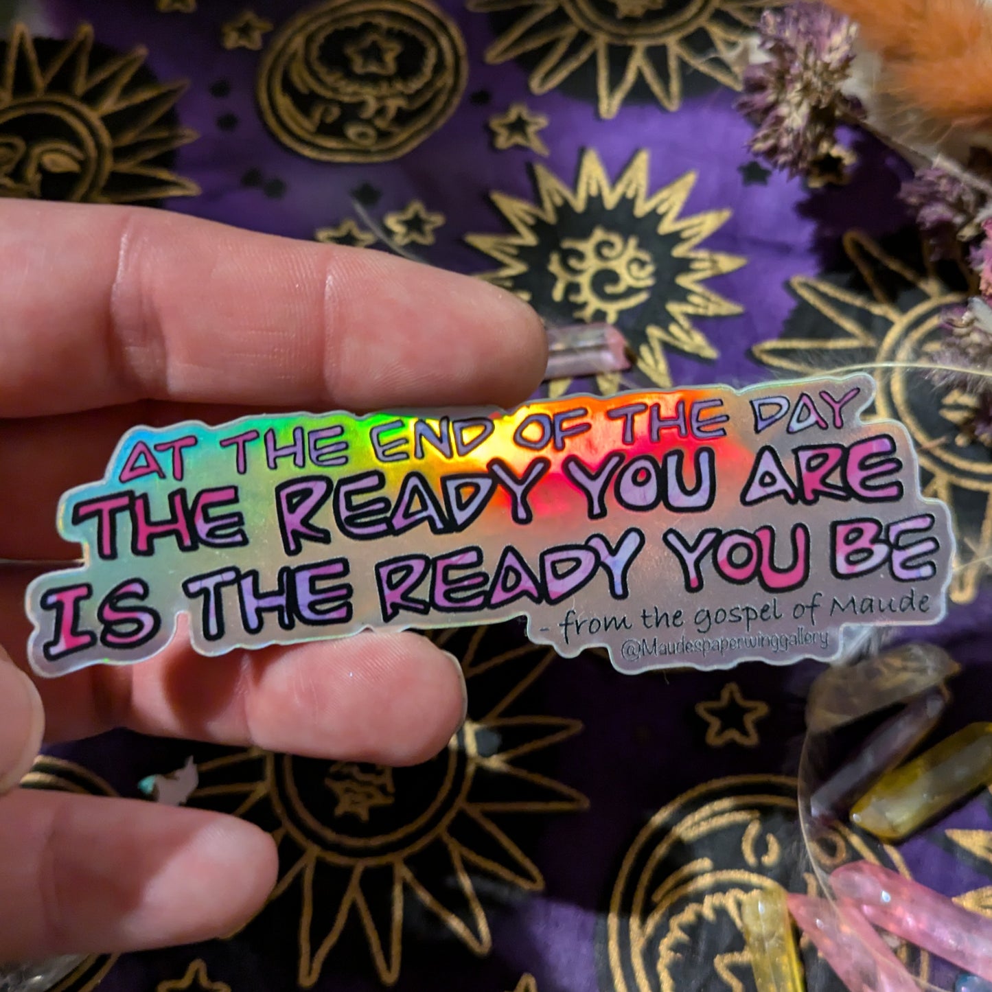 The Ready You Are Sticker