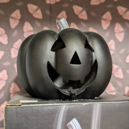 Black Pumpkin Halloween Incense Cone Holder