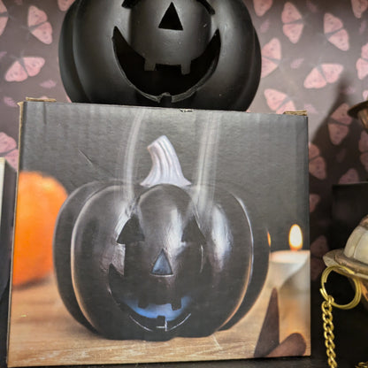 Black Pumpkin Halloween Incense Cone Holder