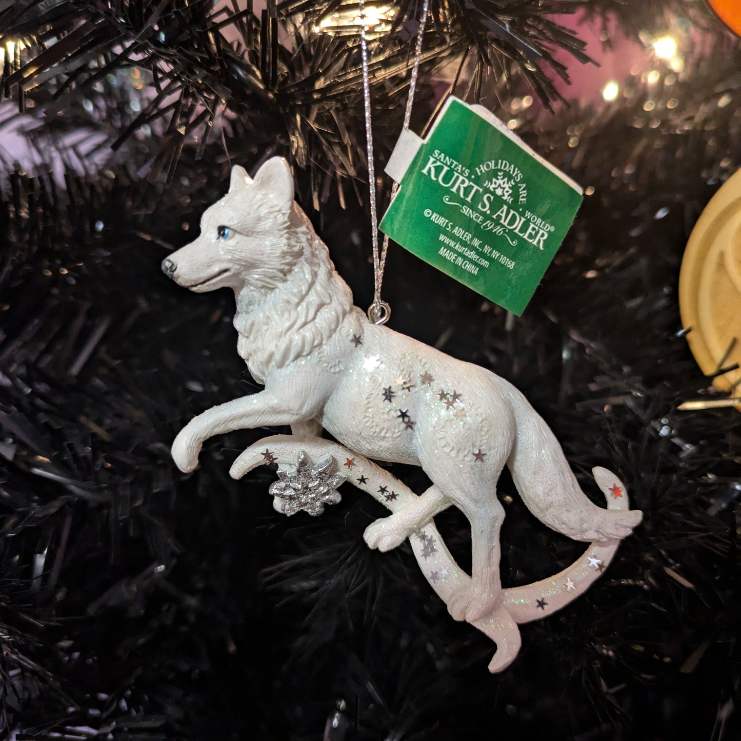 Winter Wolf Ornament