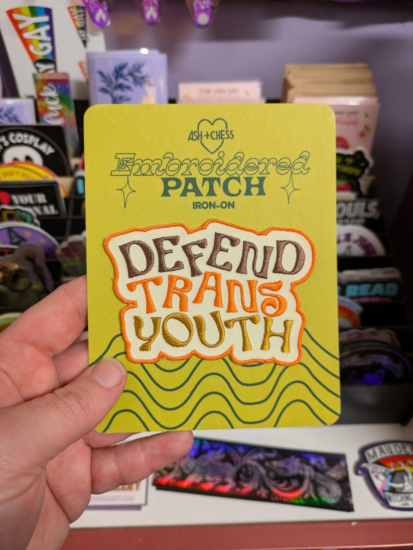 Defend Trans Youth Patch