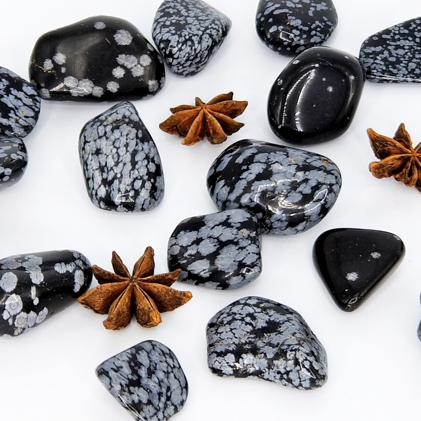 Snowflake Obsidian - Tumbled