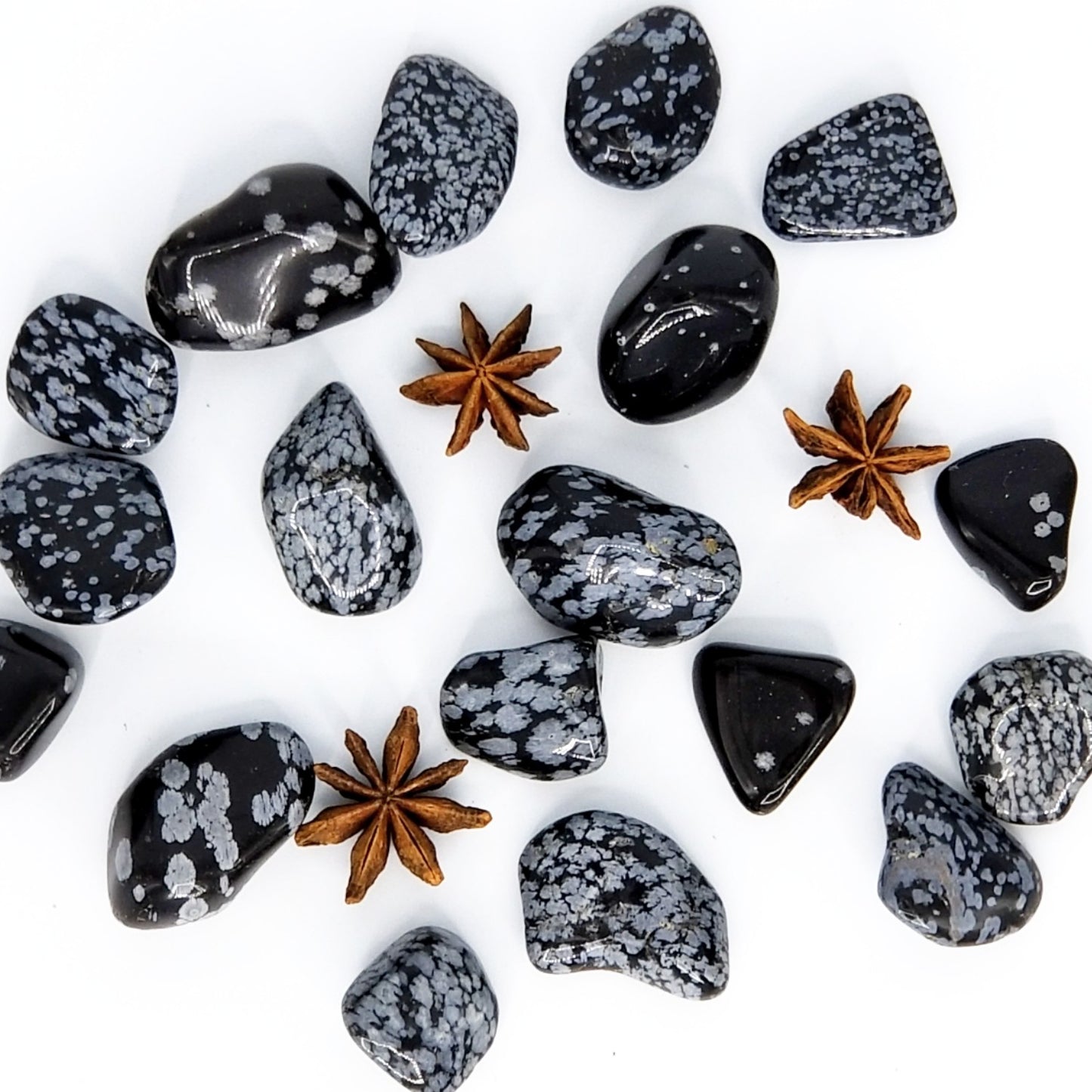 Snowflake Obsidian - Tumbled