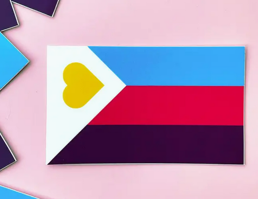 Polyamory (New) Pride Flag Sticker