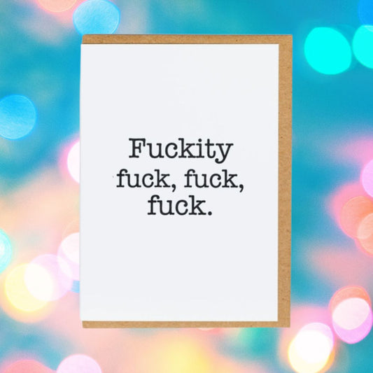 Fuckity Greeting Card