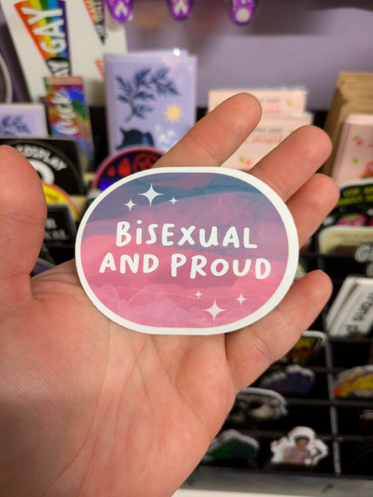 Bisexual and Proud Sticker